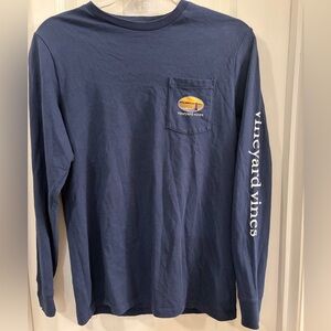 Vineyard Vines Boy’s Navy Long Sleeve Tee